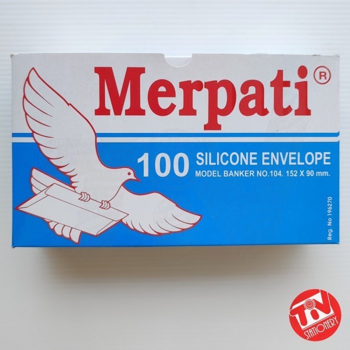 

Amplop Merpati 104 Pps Putih Sile Peel & Seal 100 Pcs