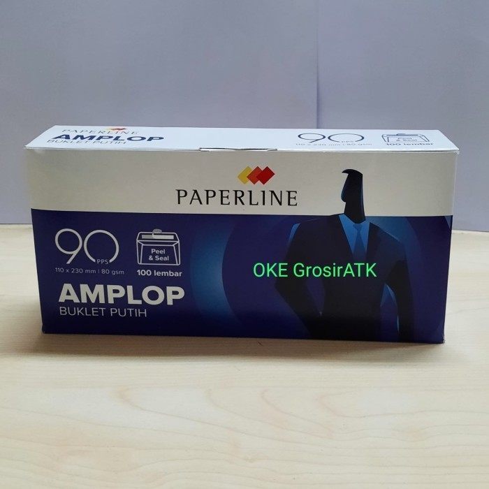 

Amplop Paperline 90 Pps Polos / Amplop Putih Panjang Polos
