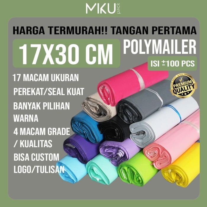 

17X30Cm Polymailer Polybag Kantong Amplop Plastik Packing