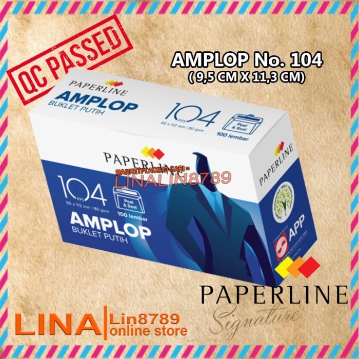 

Paperline Amplop 104 Putih Polos Amplop Putih Kecil Amplop Kecil