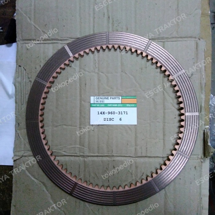✅New Ori Disc 14X-960-3171 Komatsu D61E D65E D65P D85E D85Ess Terbaru