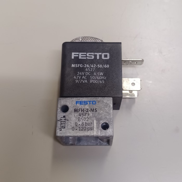 ✅New Ori Solenoid Valve Festo Mfh-2-M5 / Mfh Festo / 4573 Festo / Mfh Festo Diskon