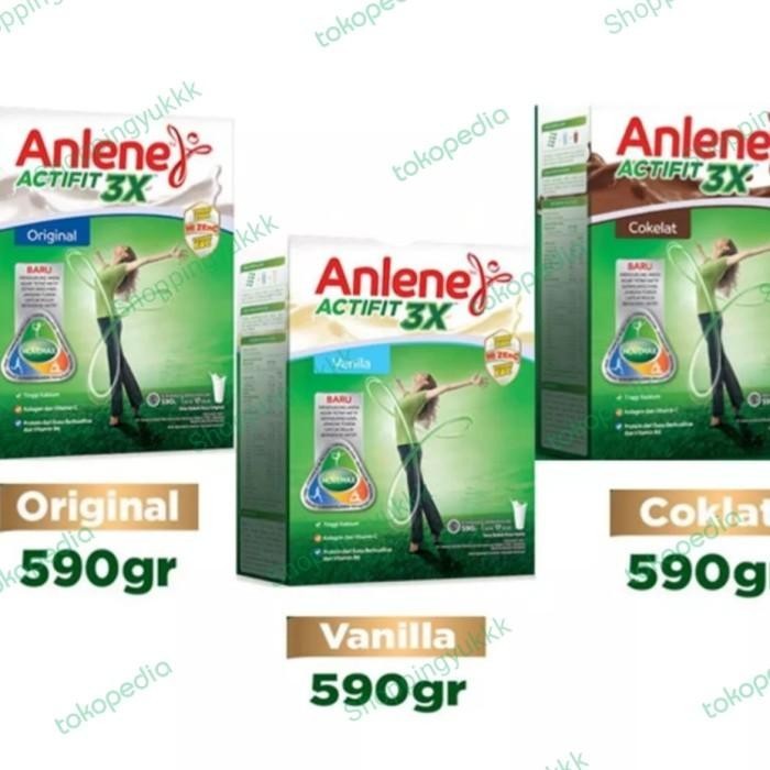 TERBAIK ANLENE ACTIFIT COKLAT / ANLENE ACTIFIT VANILLA 600 GRAM