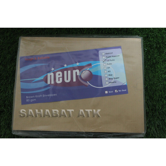 

Neuro Amplop 1/2 Folio 80 Gram - Setengah Folio