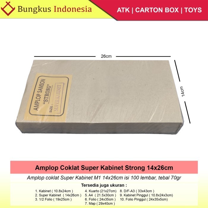 

Amplop Ksk Super 14X26Cm