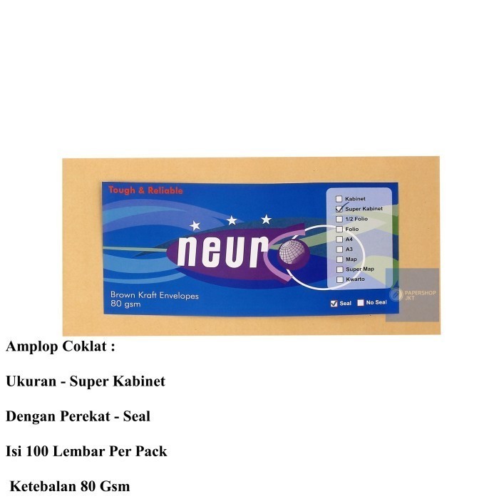 

Hot!!Amplop Uk. Super Neuro 14 X27 Cmseal
