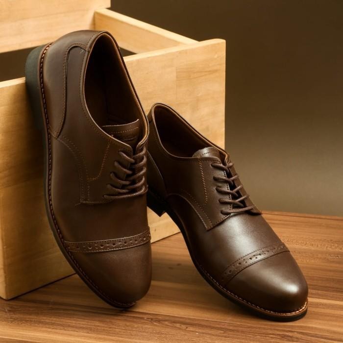 BISA COD - SEPATU KANTOR PRIA SEPATU PANTOFEL PRIA KULIT ASLI MODEL SILVA