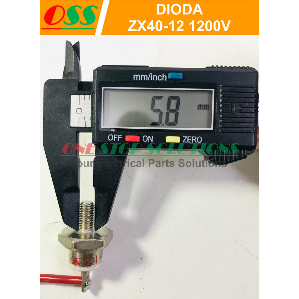 Murah - Dioda Baut Zx40-12 Zx 40-12 40A 1200V Merah Hitam Panah Atas Bawah