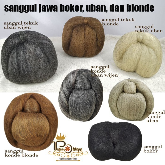 Terbaru Sanggul Jawa Bokor Sanggul Pirang Sanggul Uban Blonde Promo Terlaris