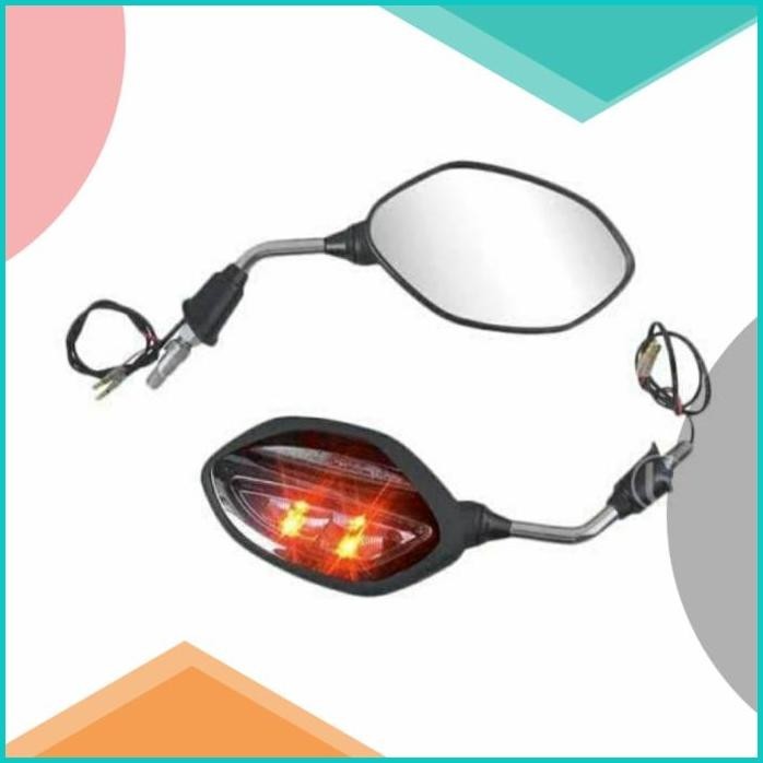 Kaca Spion Lampu Sein Sen Sign Ritting LED Vario Beat Scoopy Spacy Ori