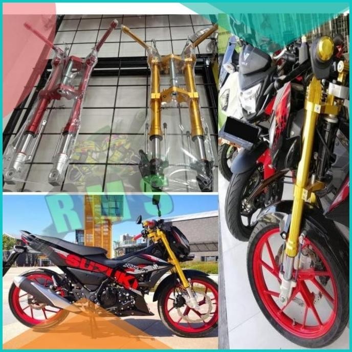 Upside Down Satria fu Usd Satria fu Shock depan Satria Fu Delkevic CNC