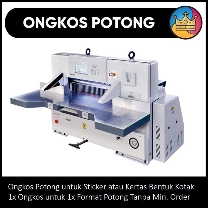 

Ongkos Jasa Potong Finishing Cetak Print Kertas Sticker Stiker