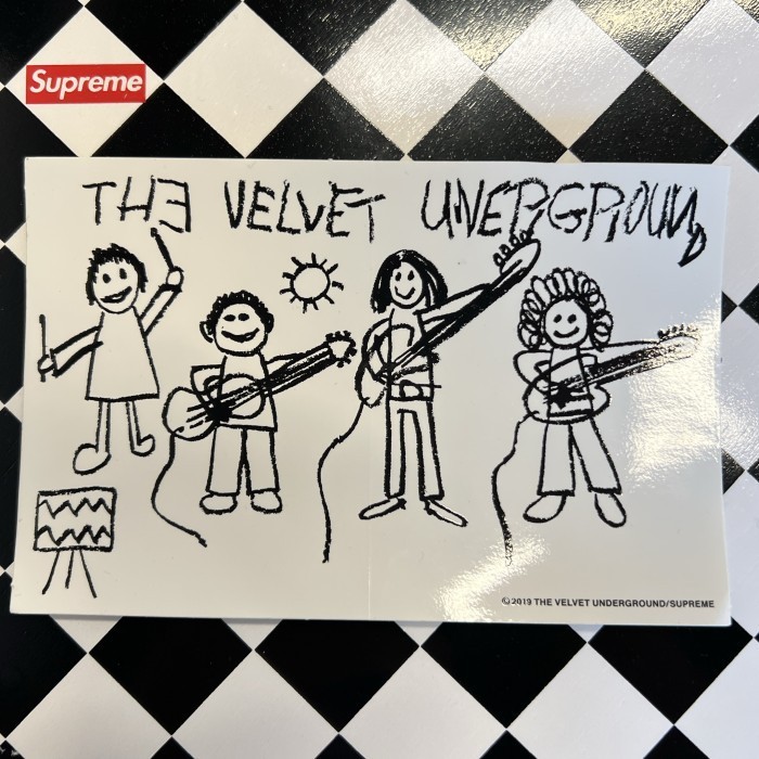 

Supreme Velvet Underground Drawing Sticker Original