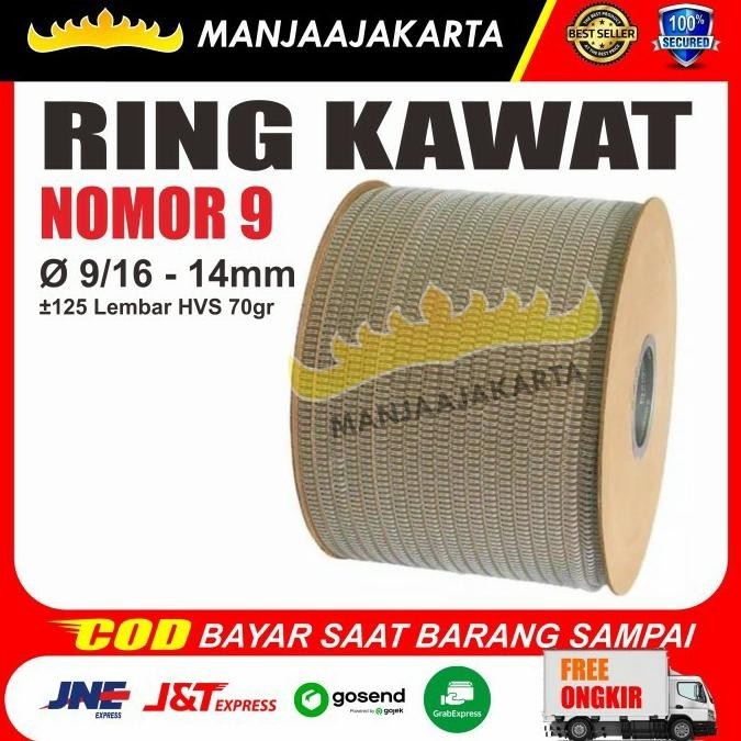 

Jual Spiral Kitaro 9/16" Putih No.9 pitch 3 : 1 wire spool Ring Kawat