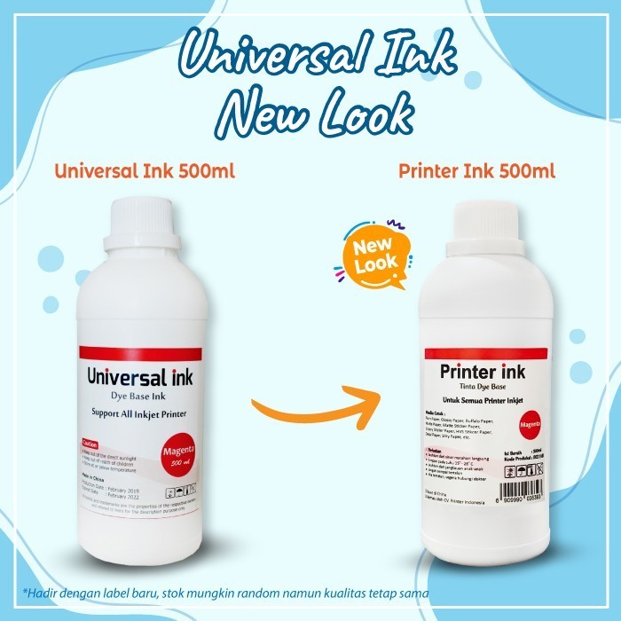 Tinta Universal 500Ml Refill Printer Canon Ip2770 Mp287 Mx497 Mg2570 Best