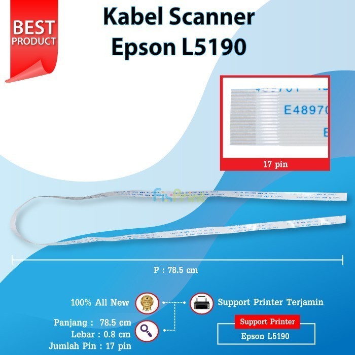 Kabel Lampu Scanner Printer Epson L5190 Flexible Cable Head Scan L5190 Best