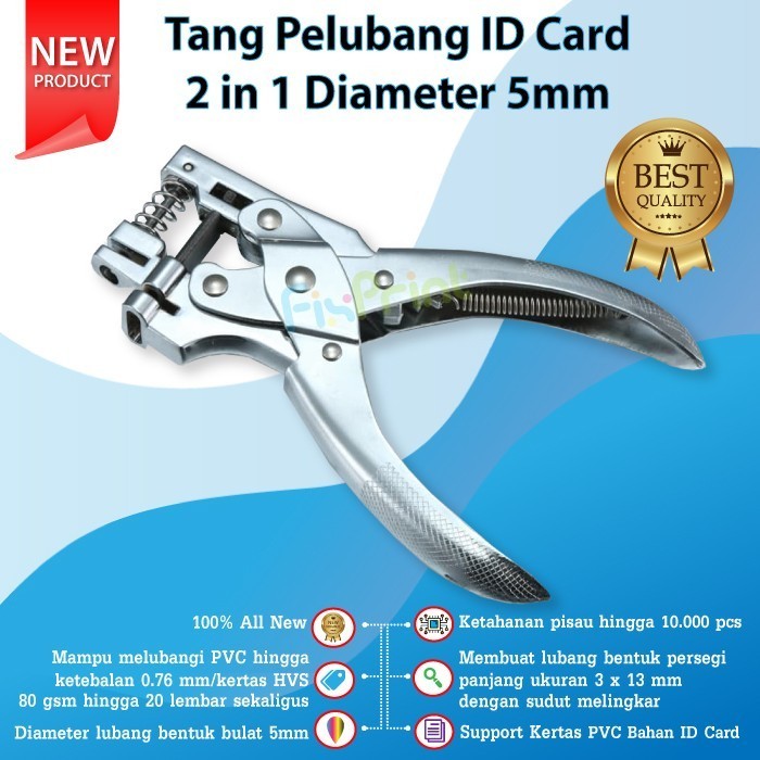 

Tang Pelubang Id Card 2 In 1 Diameter 5Mm Alat Plong Kertas Pvc 5 Mm Best