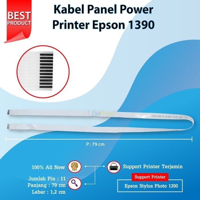 Kabel Panel Power Epson 1390 R1390 Flexible On Off Printer 1390 R1390 Best