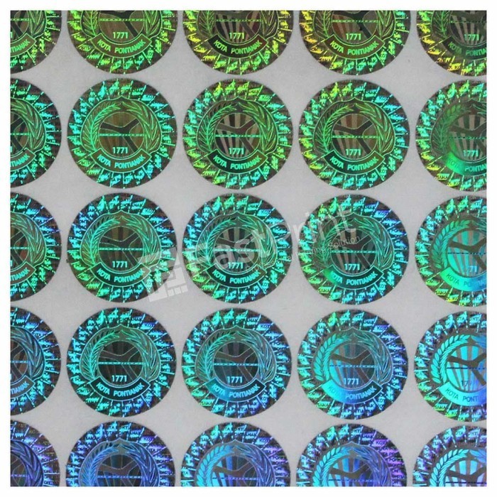 

Stiker Segel Hologram 3D Ukuran 1X1 Cm 10.000 Pcs Berkualitas Import Best