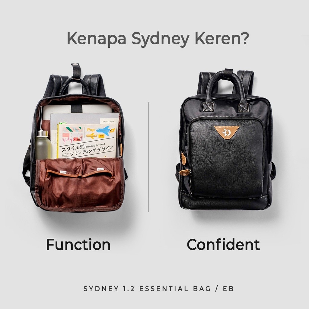 [BEAUTY LR COLLECTION] Gotosovie SYDNEY Essential Bag (EB) Edisi BOLD CONFIDENT - Backpack Wanita