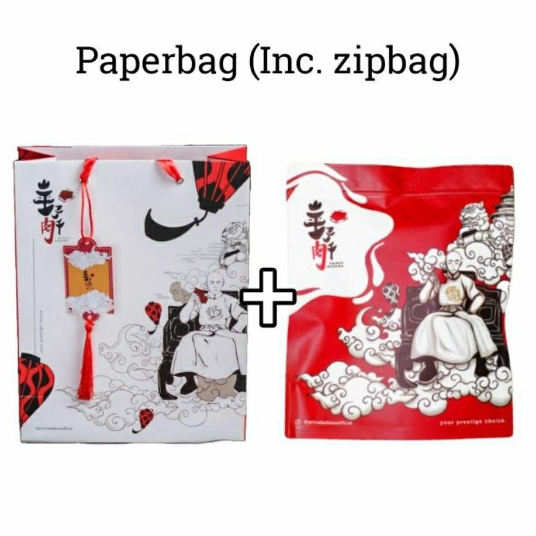 

TRY Hamper Imlek Hamper CNY Paket Imlek Dendeng Babi Prince Bakkwa Asli Malaysia Per 500gram TERLARIS