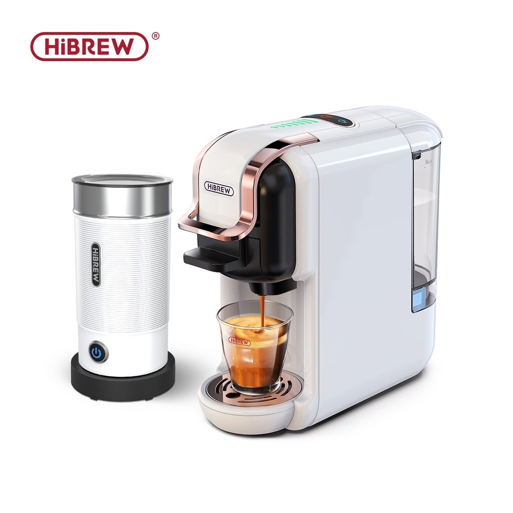 Hibrew 5 In 1 Mesin Kopi Kapsul Panas/Dingin Dolce Gusto Susu Nespresso Kapsul Kopi Kcup Kopi Bubuk