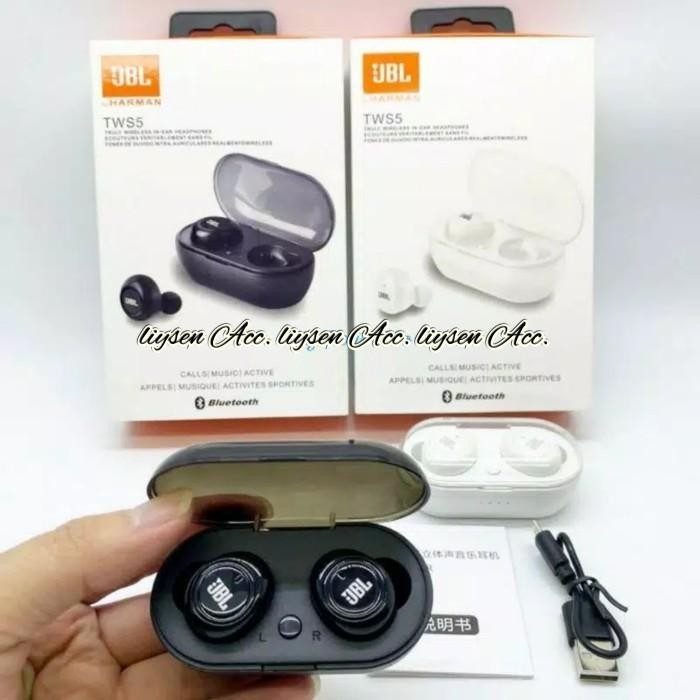 NEW ARRIVAL HEADSET BLUETOOTH JBL TWS 5 WIRELESS EARPHONE JBL TWS 5