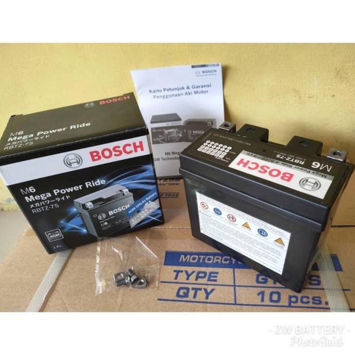 New Aki Motor Beat Iss, Scoopy Iss, Genio Iss, Vario 125 Old Gtz7S Bosch Gratis Ongkir