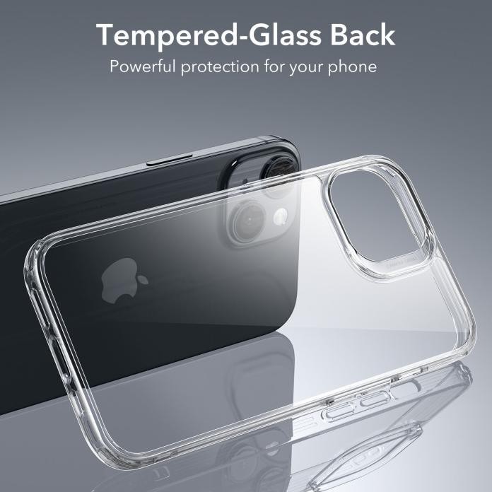 New Hard Case Iphone 15 Series Esr Ice Shield Tempered Glass Gratis Ongkir