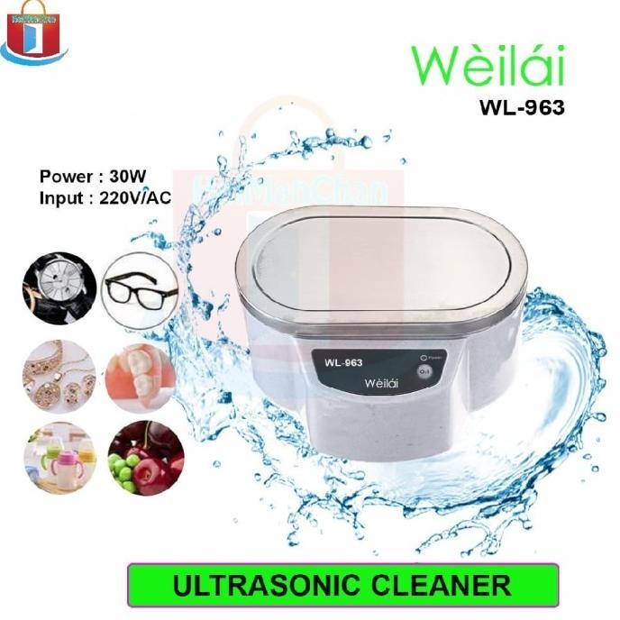 Pencuci ULTRASONIC Cleaner Jewelry Glasses Cleaning Weilai 963