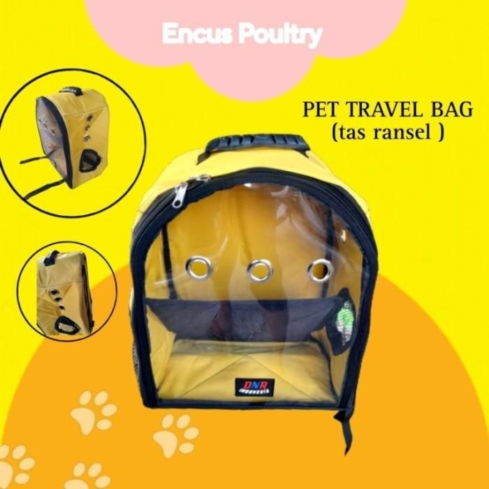 TAS RANSEL BAWA KUCING ANJING PELIHARAAN TRAVEL PET BAG