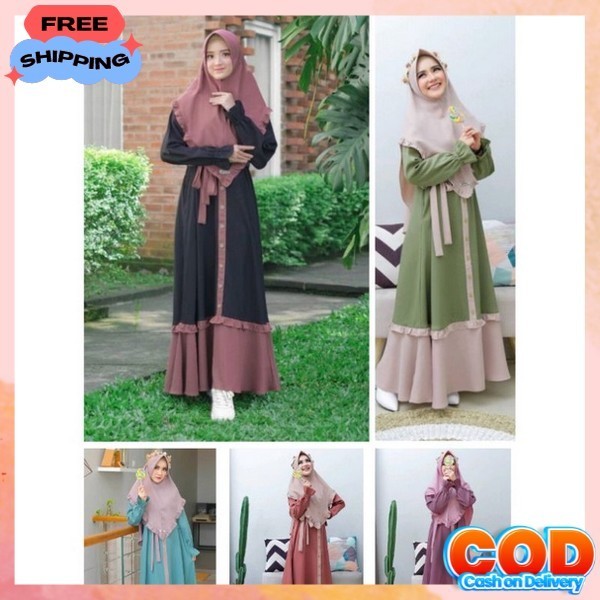 Gmis Dewasa Jumbo Remaja Gesmis Modern Gsmis Muslim Buat Lebaran Gamis Wanita Terbaru 2024 Jubah Sar