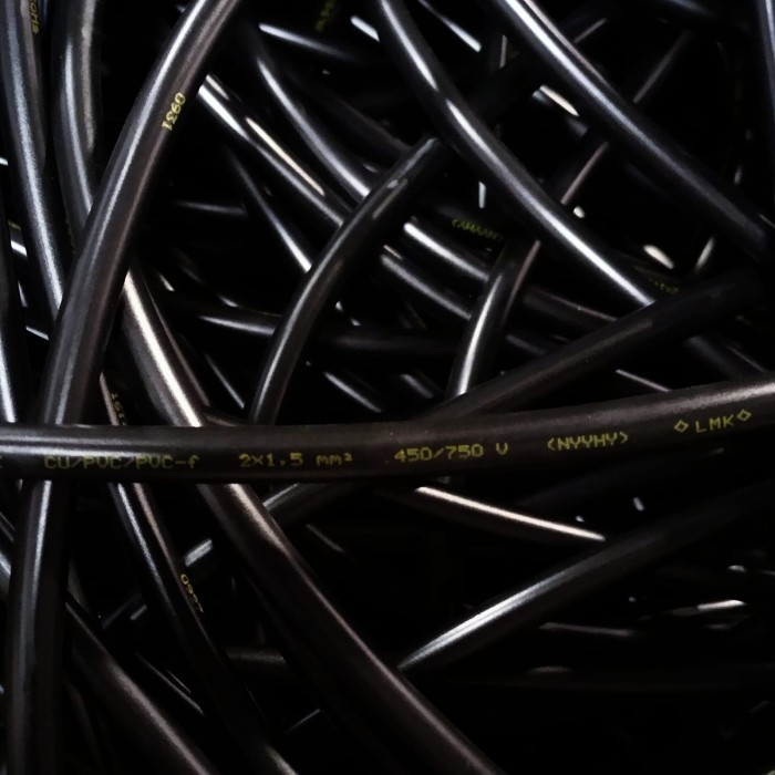 SNI CENTRAL KABEL NYYHY 2x1.5 Sqmm ( NYYHY 2X1,5mm 2x1.5mm 2 ) Meteran