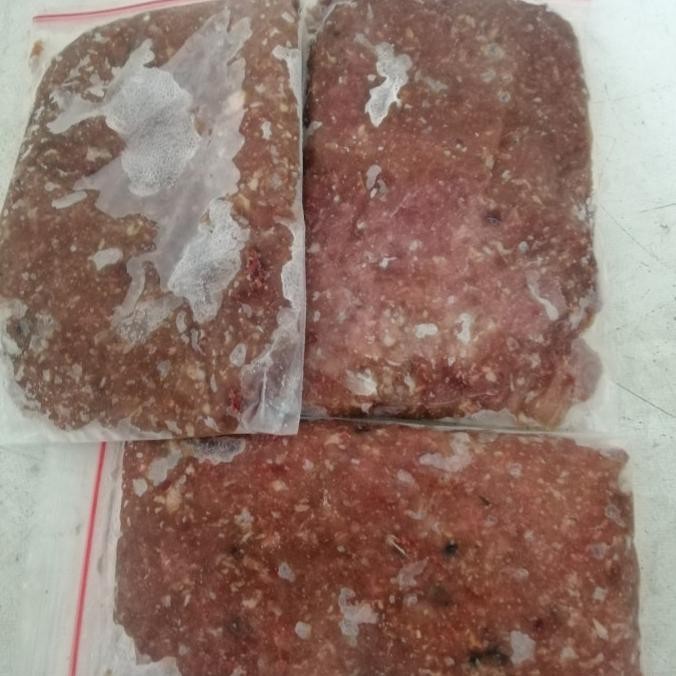 daging burung puyuh giling raw food pakan kucing pakan anjing