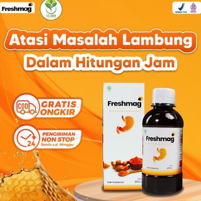 

Freshmag Madu Lambung - Obat Herbal Atasi Maag Asam Lambung & Gerd