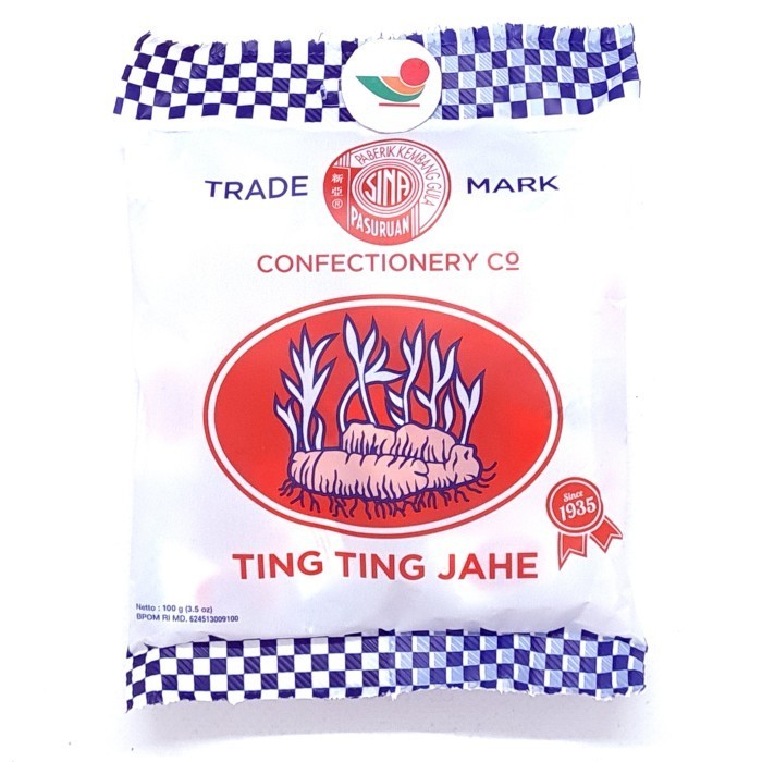 

Buruan beli] SIN A TING TING JAHE 100gr PERMEN EMPUK SINA TINGTING ASLI MANISAN