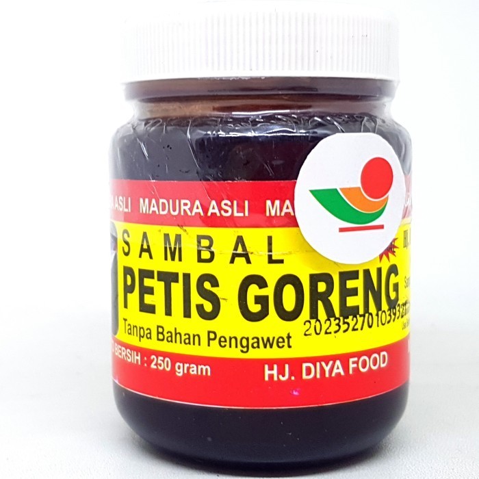 

favorit] HJ. DIYA FOOD SAMBAL PETIS GORENG 250gr BUMBU TAHU & GORENGAN MADURA