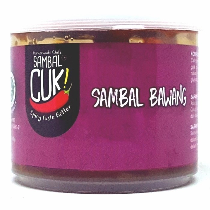 

*#*#*#*#] CUK SAMBAL BAWANG 140gr COK SAMBEL URANG HEBI ASLI HALAL MUI BU RUDY