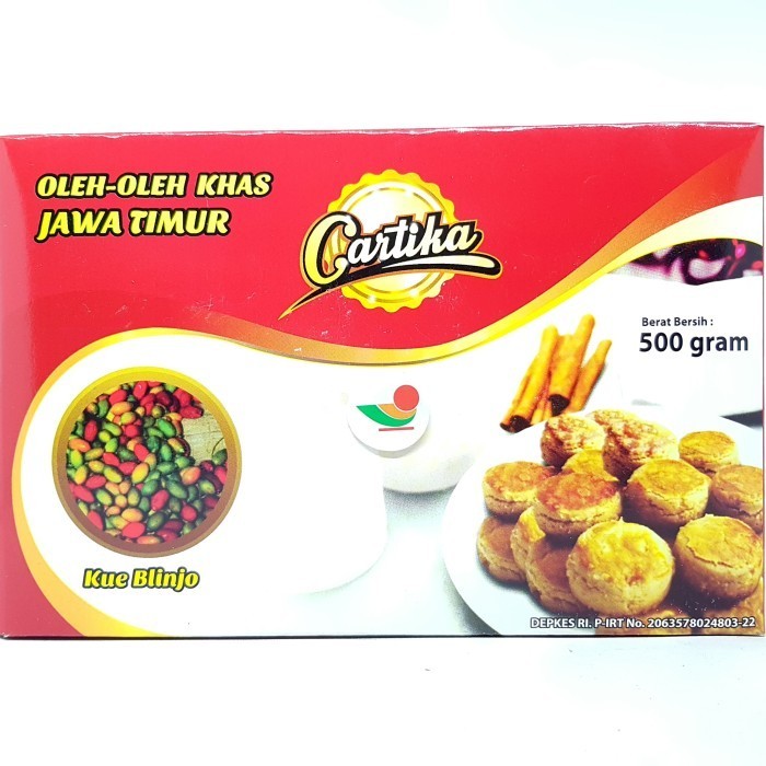 

}}}}}}] CARTIKA KUE BLINJO 500gr BELINJO MELINJO MLINJO OLEH KHAS JATIM