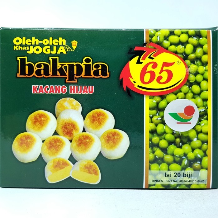 

:>:>:>:>] 65 BAKPIA BASAH RASA KACANG HIJAU ISI 20pcs BAPIA PIA KHAS JOGJA