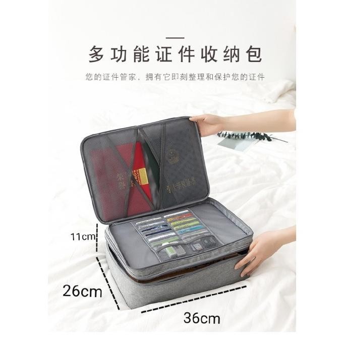 

DOCUMENT BAG DREAM TRAVEL WATERPROOF WITH SECURITY LOCK TAS DOKUMEN -