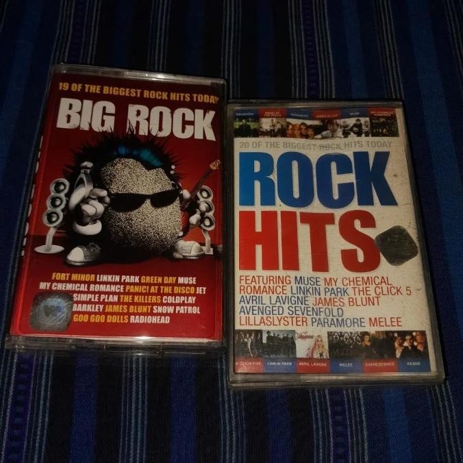 (MMS) KASET BIG ROCK HITS SEPAKET (MCR,COLDPLAY,MUSE,PARAMORE,RADIOHEAD,LP)