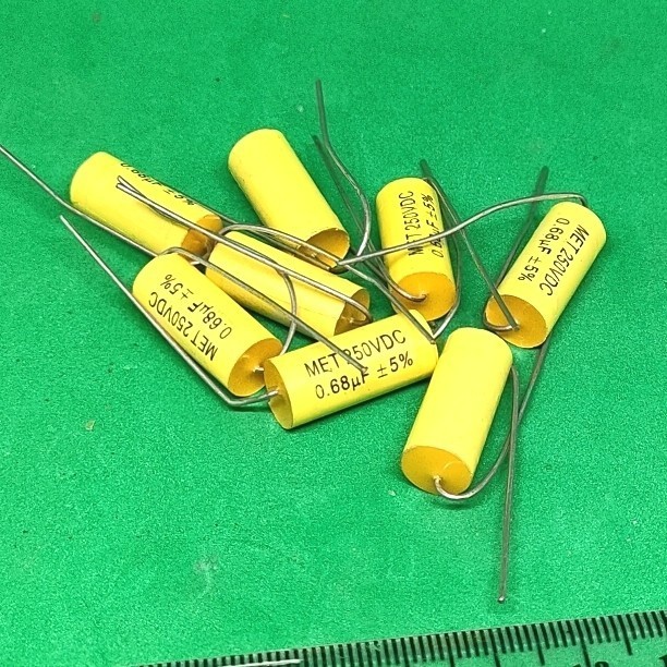 kapasitor AUDIOPHILER 0.68uf 684 680N 250v kaki samping