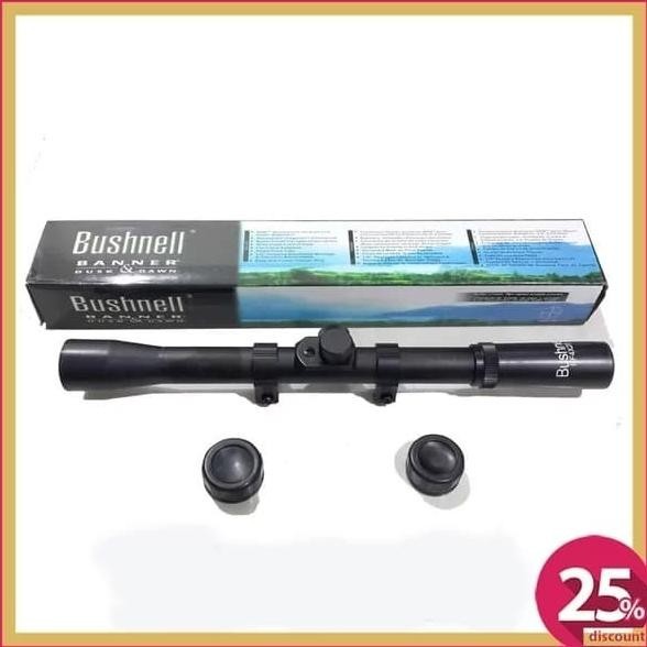 TELESKOP BUSHNELL 4X20 / TEROPONG SENAPAN BUSHNELL 4X20 / BUSHNEL 4X20 TOKOSAFFAA
