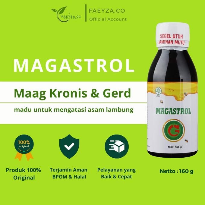 

Madu Obat Maag dan Asam Lambung Herbal MAGASTROL FORTE 175 Gram