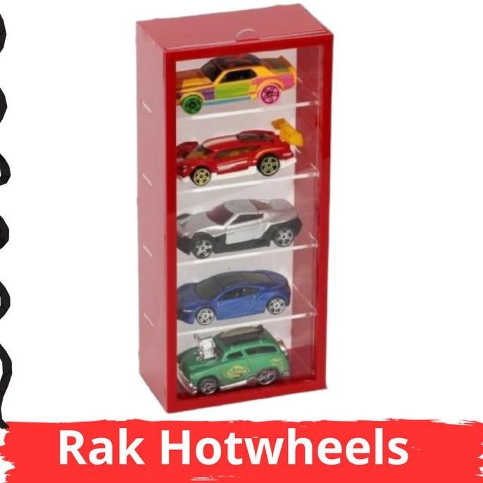 rak hotwheels isi 20 akrilik/ tempat hotwheels akrilik / hotwheels