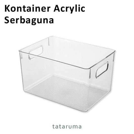 SOJIA - Tempat Penyimpanan Makanan Kontainer Box Kulkas Akrilik BESAR