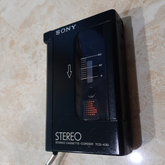 ready Sony Walkman TCS 430 Stereo Cassette Corder Japan Antik Normal Rare Ok