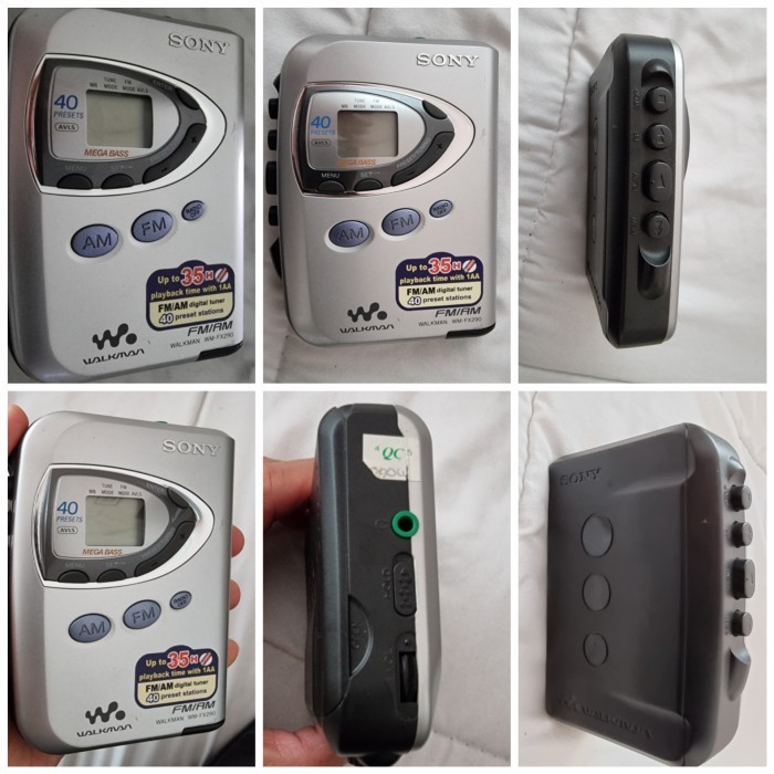 ready SONY WALKMAN WM FX290 RADIO AND CASSETTE PLAYER NOSTALGIA ORIGINAL