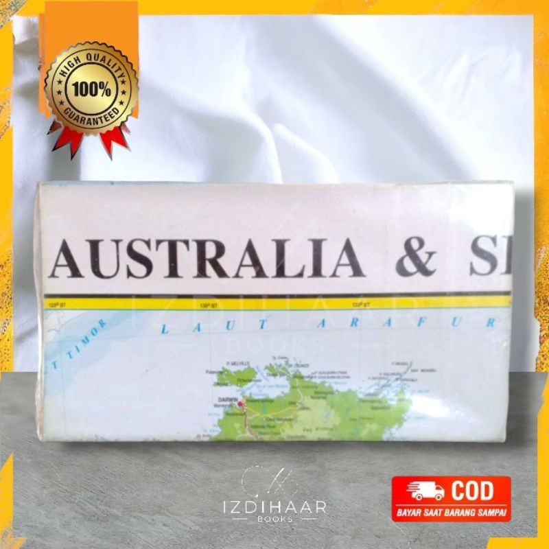 

Peta Lipat Australia Dan Selandia Baru uk. 109cm x 79cm